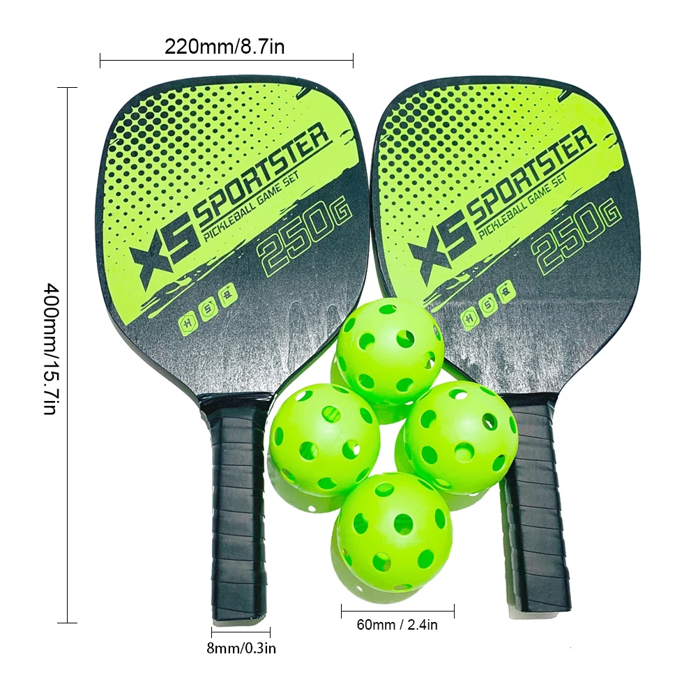 Набор весел Pickleball из 2 ракеток и 4 мячей Pickleball, комплект ракеток Pickleball, ракетка с шариками, спортивный аксессуар
Набор весел Pickleball из 2 ракеток и 4 мячей Pickleball, комплект ракеток Pickleball, ракетка с шариками, спортивный аксессуар