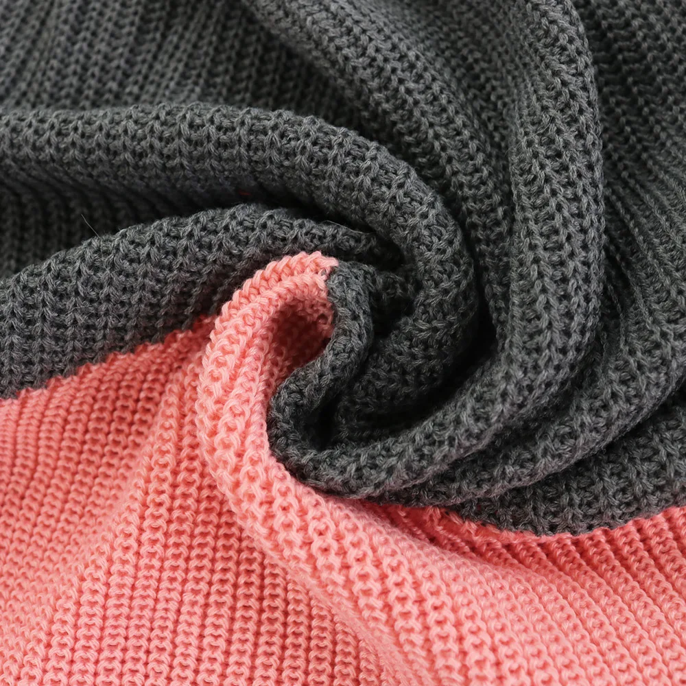 Winter Knit Sweater Two-piece Set Women Full Sleeve Tops Drawstring Pants Patchwork Sweater Pants Set Tracksuit Sets Outfits
Winter Knit Sweater Two-piece Set Women Full Sleeve Tops Drawstring Pants Patchwork Sweater Pants Set Tracksuit Sets Outfits