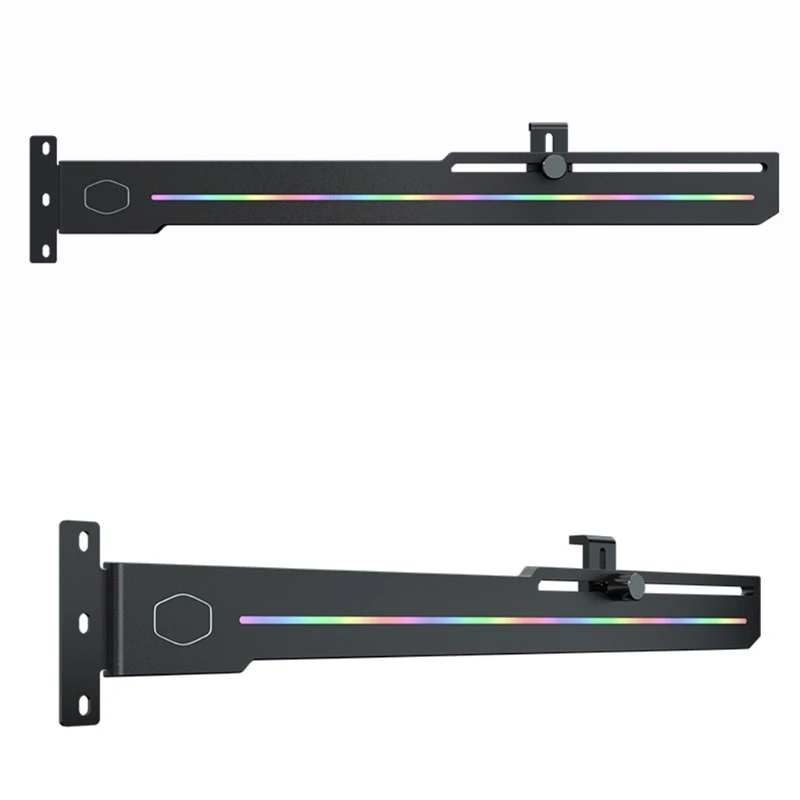 Cooler Master ELV8 Adjustable Length Height Support Frame 3 Pin ARGB LED Vertical Graphics Card Bracket W/ ARGB Strip 
Cooler Master ELV8 Adjustable Length Height Support Frame 3 Pin ARGB LED Vertical Graphics Card Bracket W/ ARGB Strip