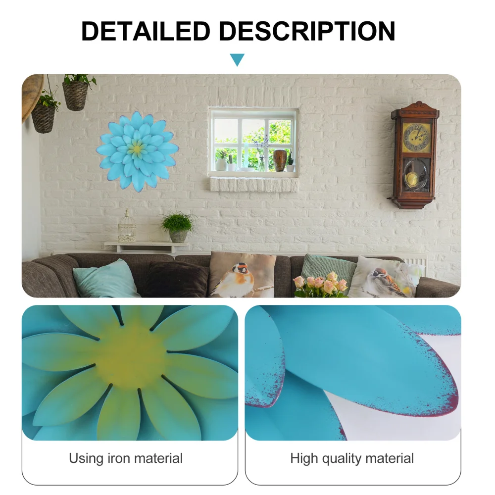 1pc Exquisite Iron Craft Pendant Simulation Flower Wall Decoration Hanging Decor 
1pc Exquisite Iron Craft Pendant Simulation Flower Wall Decoration Hanging Decor