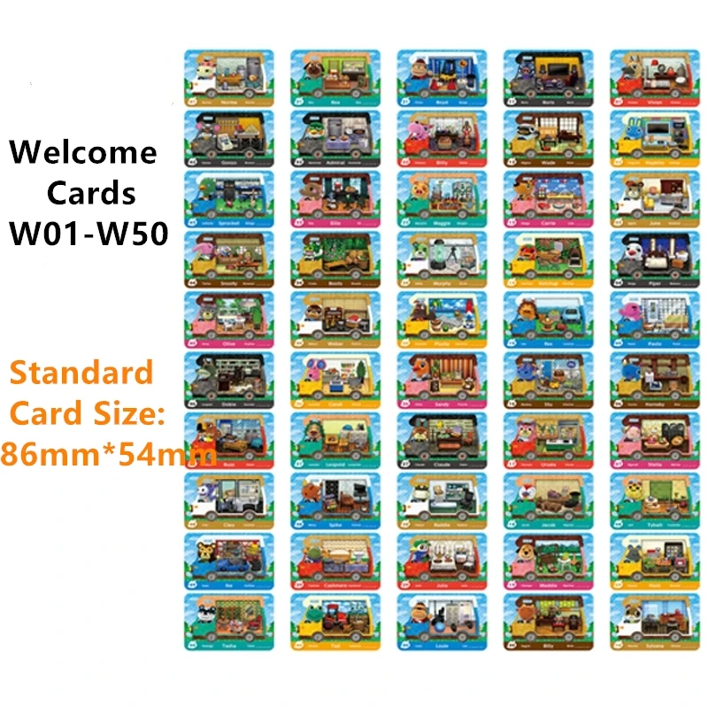 Series 1 2 3 4 Animal Croxxing Villagers Card ACNH Data Collection NFC Game Welcome Card NS Switch 3DS Wii U New Horizons
Series 1 2 3 4 Animal Croxxing Villagers Card ACNH Data Collection NFC Game Welcome Card NS Switch 3DS Wii U New Horizons
