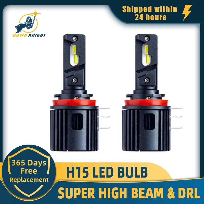 DAWNKNIGHT H15 Led Lamp Super High Beam Daytime running lights For Ford Ranger Explorer For Golf 6 For A3 A6 For Vito 12V 6000K
DAWNKNIGHT H15 Led Lamp Super High Beam Daytime running lights For Ford Ranger Explorer For Golf 6 For A3 A6 For Vito 12V 6000K