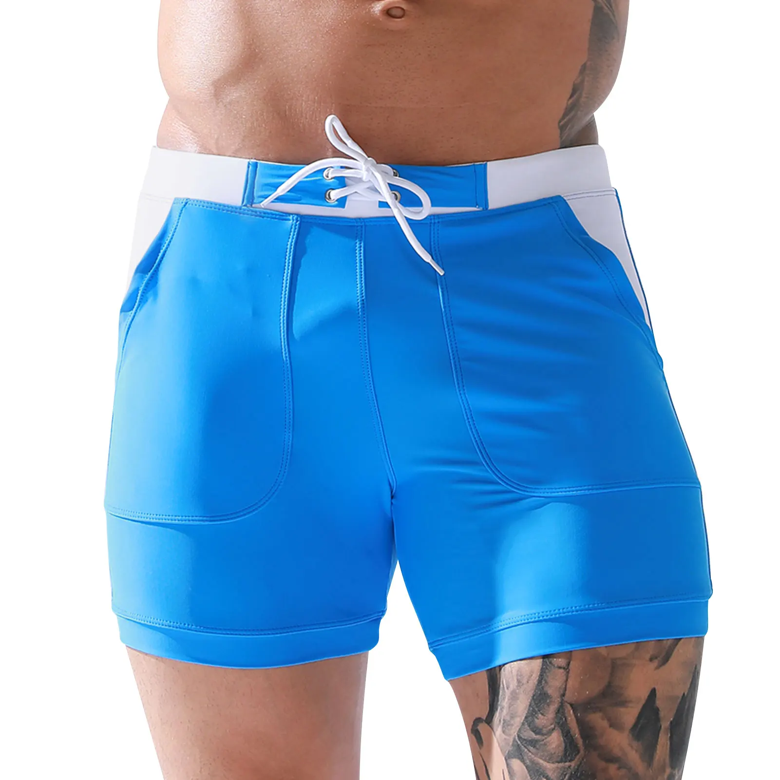 Solid Color Men Swimwear Trunks Waterproof Swimsuit Casual Sports Pants Beach Surfing Swimming Pool Drifting Shorts Daily Summer
Solid Color Men Swimwear Trunks Waterproof Swimsuit Casual Sports Pants Beach Surfing Swimming Pool Drifting Shorts Daily Summer
