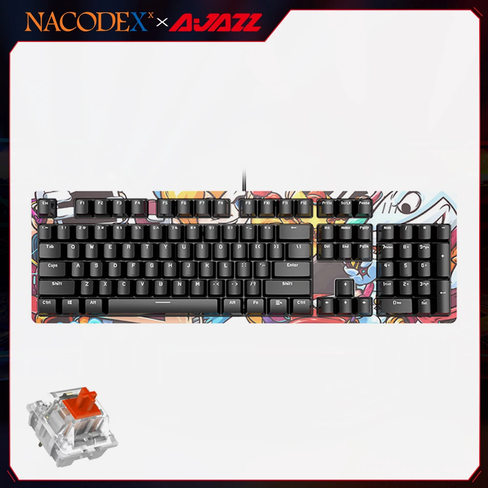 Клавиатура AJAZZ NACODEX DKM150 игровая Механическая с верхней крышкой и 104 клавишами
Клавиатура AJAZZ NACODEX DKM150 игровая Механическая с верхней крышкой и 104 клавишами