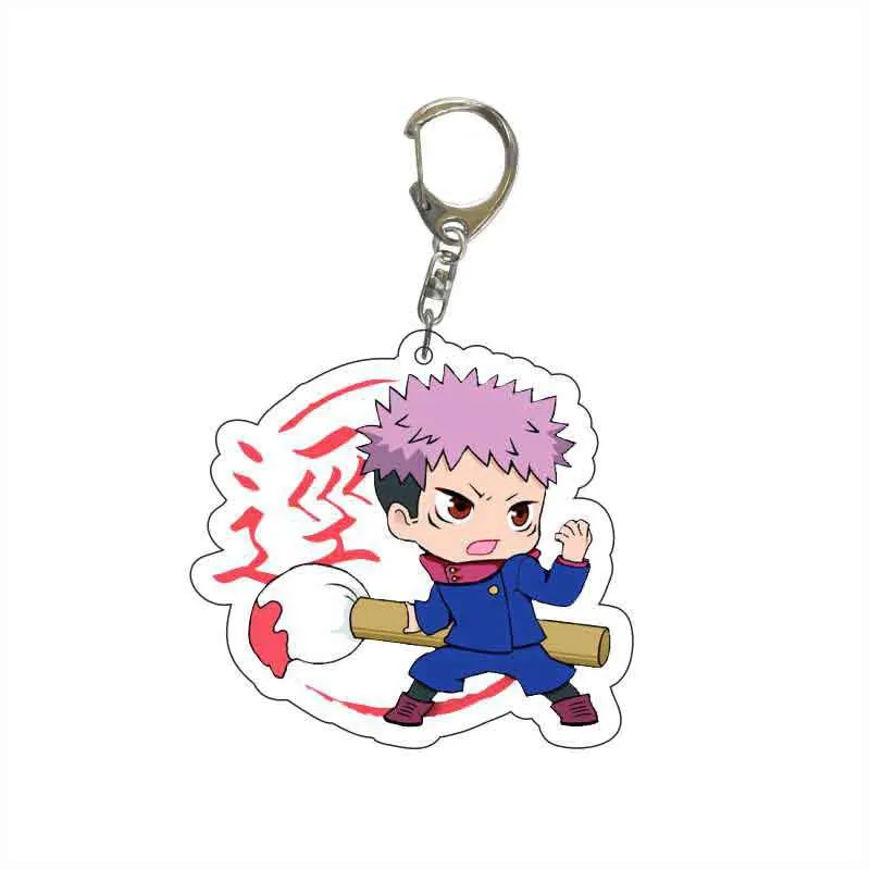 New Hot Anime Jujutsu Kaisen Keychain Pendant Student Backpack Key Chain Give Friend Key Ring Christmas Birthday Gift
New Hot Anime Jujutsu Kaisen Keychain Pendant Student Backpack Key Chain Give Friend Key Ring Christmas Birthday Gift
