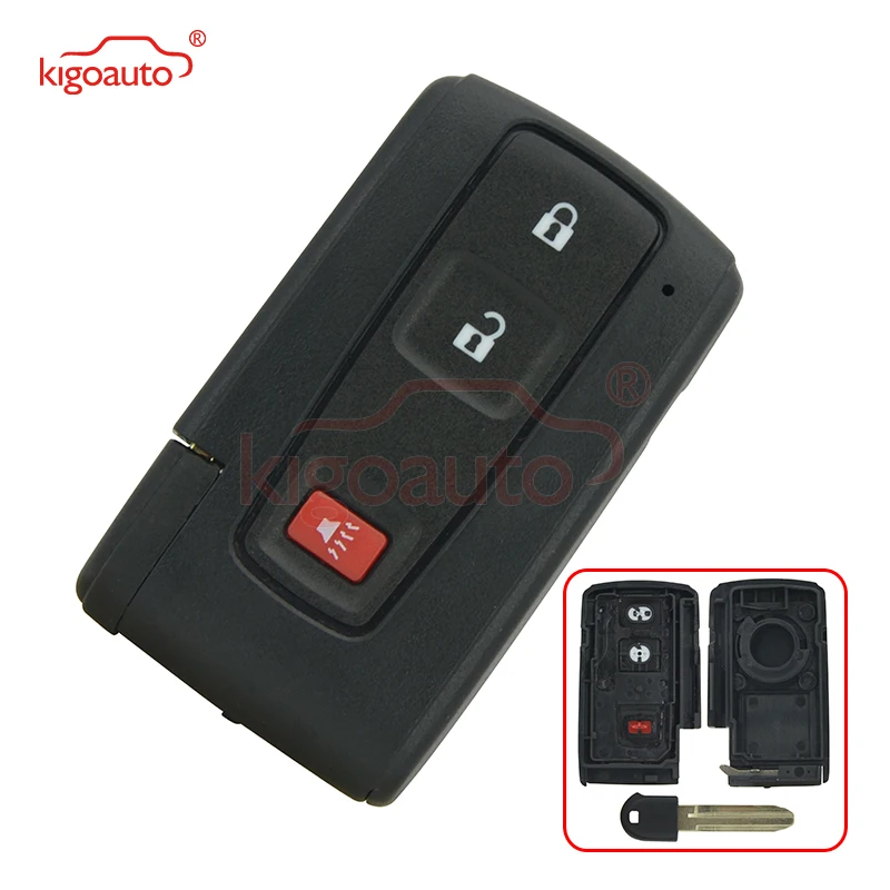 Смарт-ключ Kigoauto, дистанционный брелок, чехол, 2 кнопки, с паникой, для Toyota Prius M0ZB31EG 2004-2009 
Смарт-ключ Kigoauto, дистанционный брелок, чехол, 2 кнопки, с паникой, для Toyota Prius M0ZB31EG 2004-2009
