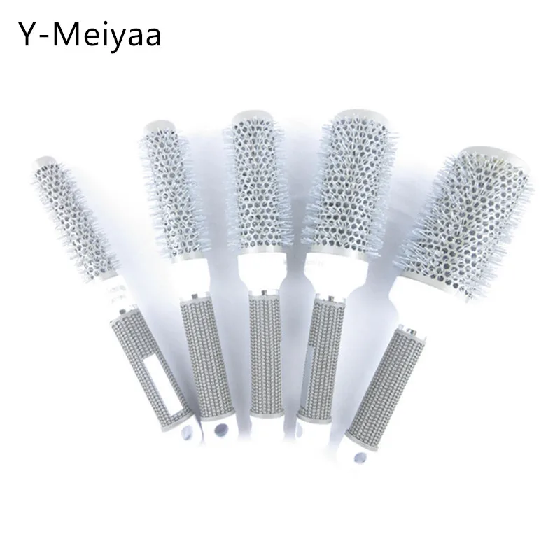 5 Size Round Hair Comb Brush Nano Hairbrush Thermal Ceramic Ion Barrel Comb Hairdressing Hair Salon Styling Tool Wholesale 20#
5 Size Round Hair Comb Brush Nano Hairbrush Thermal Ceramic Ion Barrel Comb Hairdressing Hair Salon Styling Tool Wholesale 20#