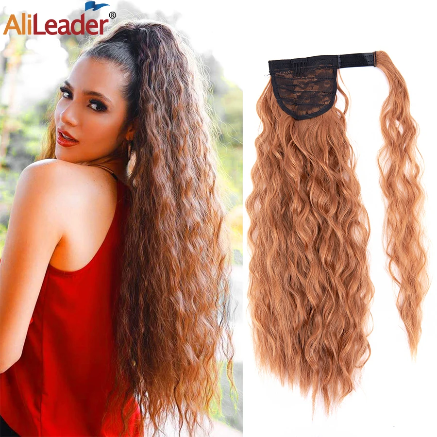 Alileader Synthetic Ponytail 22Inch Long Curly Ponytail Corn Wavy Ponytail Ombre Fake Hair Pieces Synthetic Ponytail For Women
Alileader Synthetic Ponytail 22Inch Long Curly Ponytail Corn Wavy Ponytail Ombre Fake Hair Pieces Synthetic Ponytail For Women