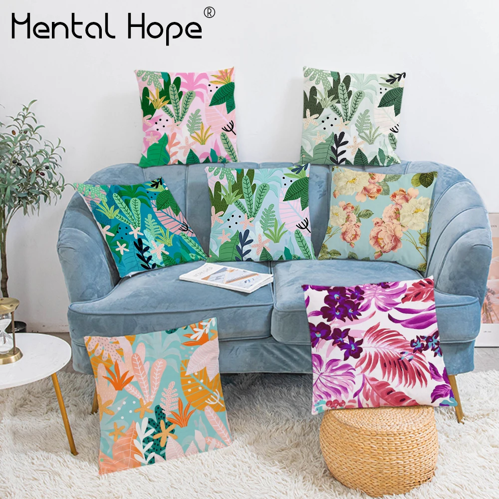 Tropical Style Flower Printed Cushion Cover Sofa Throw Pillow Cover Home Decor Rainforest Leaf Square Pillowcase Funda Cojin
Tropical Style Flower Printed Cushion Cover Sofa Throw Pillow Cover Home Decor Rainforest Leaf Square Pillowcase Funda Cojin