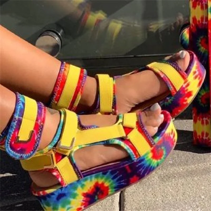 Сандалии женские на платформе, босоножки на плоской подошве, повседневная обувь в римском стиле, лето, 2021
Сандалии женские на платформе, босоножки на плоской подошве, повседневная обувь в римском стиле, лето, 2021