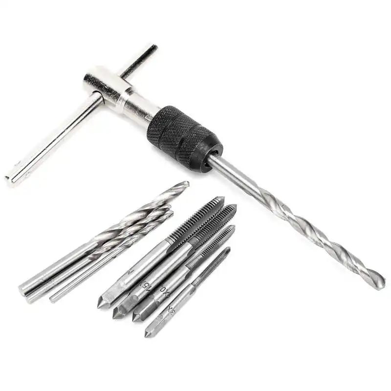 Hand Tap Drill Bit Set Tap Tool Standard for Automobiles for Machine Tools for Screws for Computer Tapping
Hand Tap Drill Bit Set Tap Tool Standard for Automobiles for Machine Tools for Screws for Computer Tapping