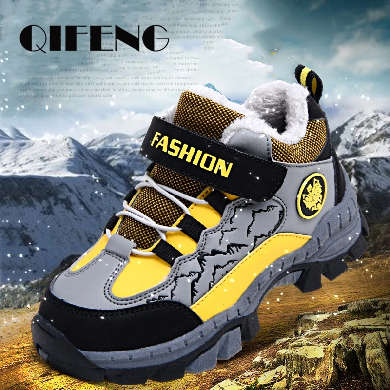 Теплые кроссовки для мальчиков, прогулочная обувь, модные зимние кожаные, с мехом, Спортивная Брендовая детская повседневная обувь, водонеп...
Теплые кроссовки для мальчиков, прогулочная обувь, модные зимние кожаные, с мехом, Спортивная Брендовая детская повседневная обувь, водонеп...