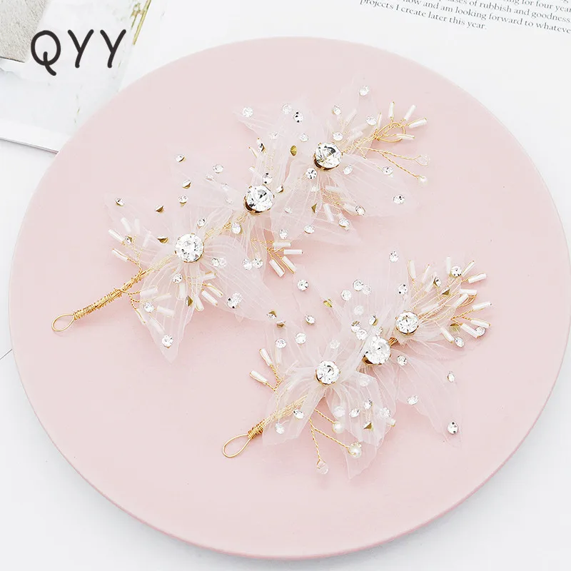 QYY Austrian Crystal Handmade Headpieces Hair Accessories for Women Party Fashion Hair Jewelry Bride'Tiaras
QYY Austrian Crystal Handmade Headpieces Hair Accessories for Women Party Fashion Hair Jewelry Bride'Tiaras