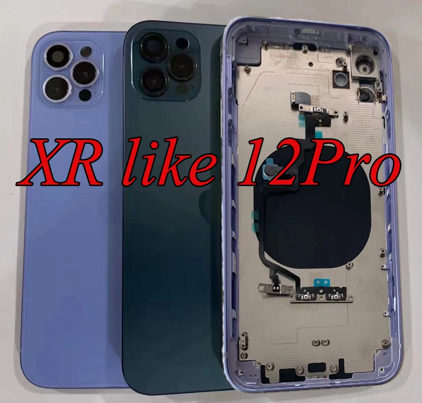 Корпус 6,1 дюйма для iPhone XR, как алюминий 12Pro + керамическая стеклянная крышка аккумуляторного отсека, для iPhone XR, превращается в заднюю шасси 12Pro
Корпус 6,1 дюйма для iPhone XR, как алюминий 12Pro + керамическая стеклянная крышка аккумуляторного отсека, для iPhone XR, превращается в заднюю шасси 12Pro