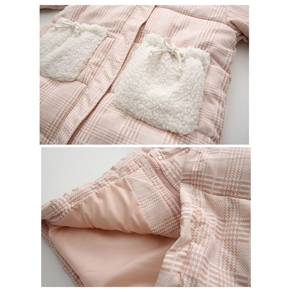 Treutoyeu Princess Cartoon Hooded Plaid Parkas Winter Thick Warm Cotton Girls Coats Korean Fashion Oversize Jackets for Teens
Treutoyeu Princess Cartoon Hooded Plaid Parkas Winter Thick Warm Cotton Girls Coats Korean Fashion Oversize Jackets for Teens