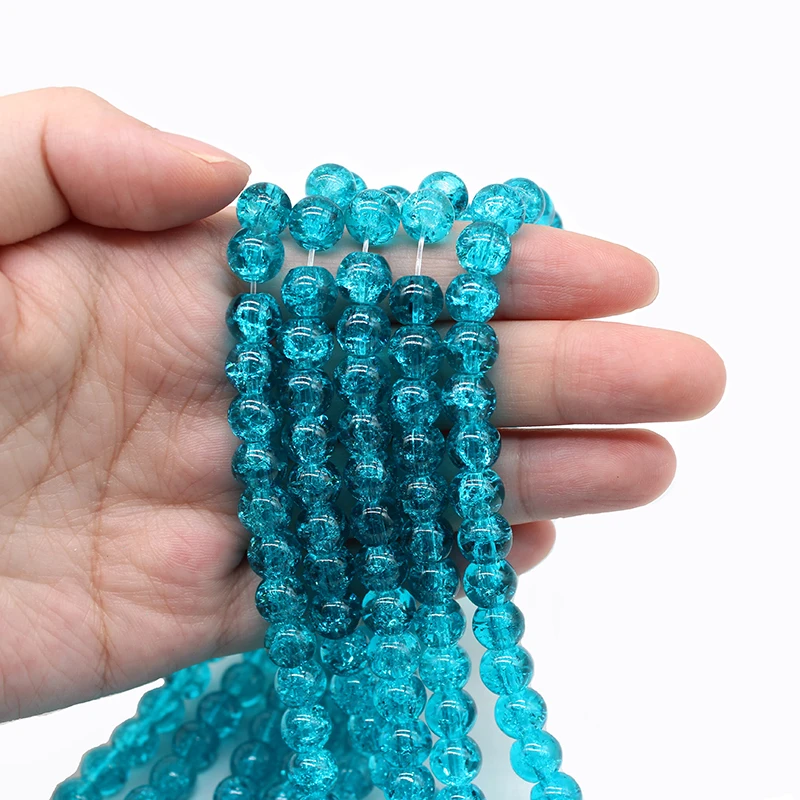 Light Blue Cracked Crystal Stone Round Loose Spacer Beads 6/8/10mm For Jewelry Making DIY Bracelet Necklace Charms 15'' inch
Light Blue Cracked Crystal Stone Round Loose Spacer Beads 6/8/10mm For Jewelry Making DIY Bracelet Necklace Charms 15'' inch