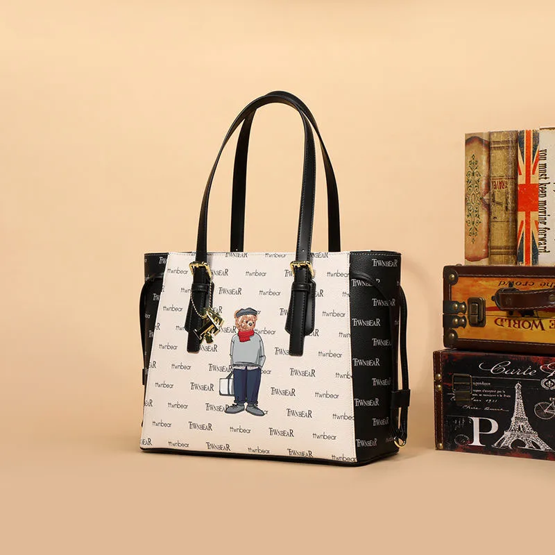 Tote bag women's large-capacity commuter all-match one-shoulder messenger bag tide cartoon printing shopping bag
Tote bag women's large-capacity commuter all-match one-shoulder messenger bag tide cartoon printing shopping bag