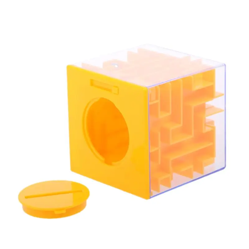 Новинка 3D Копилка-лабиринт для денег кубик-головоломка коллекция монет чехол