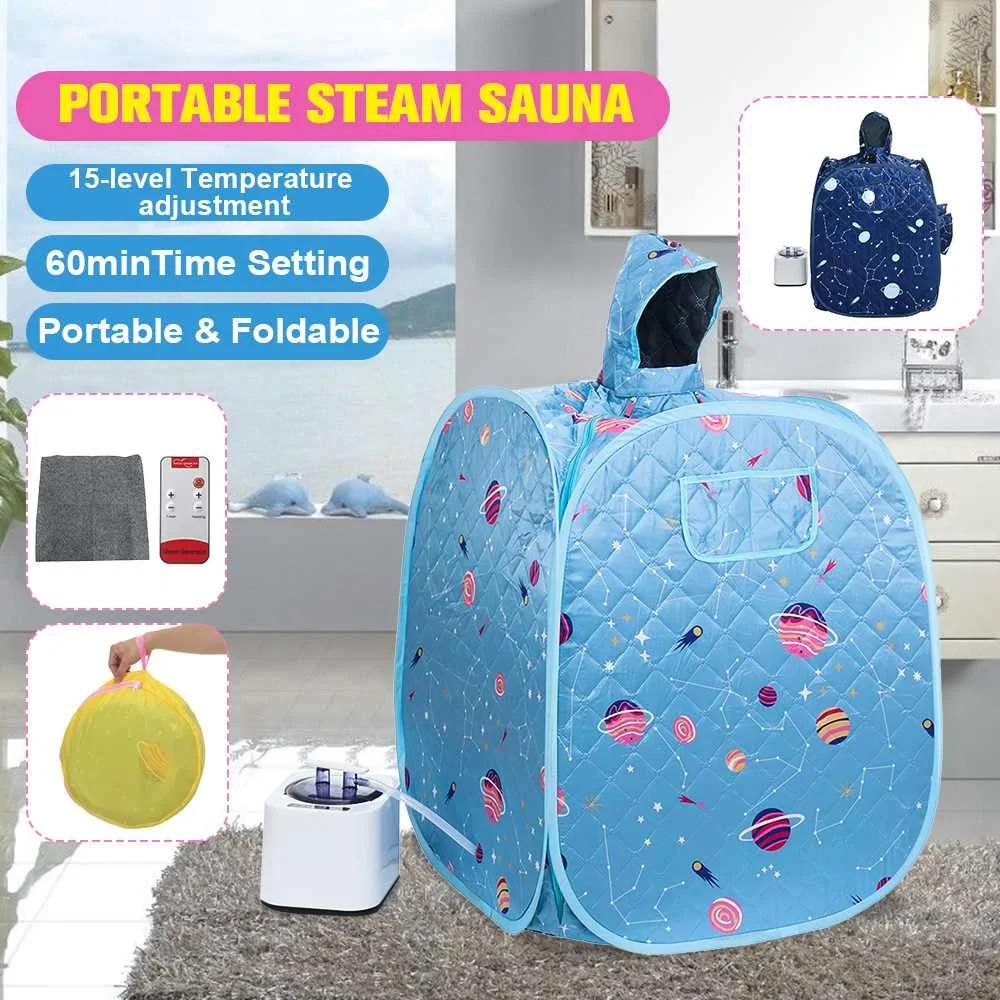 2.6L 1000W Portable Steam Sauna Home Sauna Generator Slimming Household Sauna Box Ease Insomnia Full Body Slimming Detox
2.6L 1000W Portable Steam Sauna Home Sauna Generator Slimming Household Sauna Box Ease Insomnia Full Body Slimming Detox