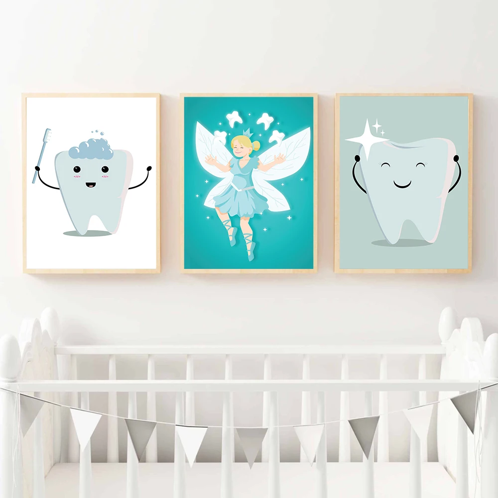 Cartoon Fairy Poster Modern Dental Canvas Painting Funny Cute Art Print Dentist Gift Wall Picture For Living Room Home Decor 
Cartoon Fairy Poster Modern Dental Canvas Painting Funny Cute Art Print Dentist Gift Wall Picture For Living Room Home Decor
