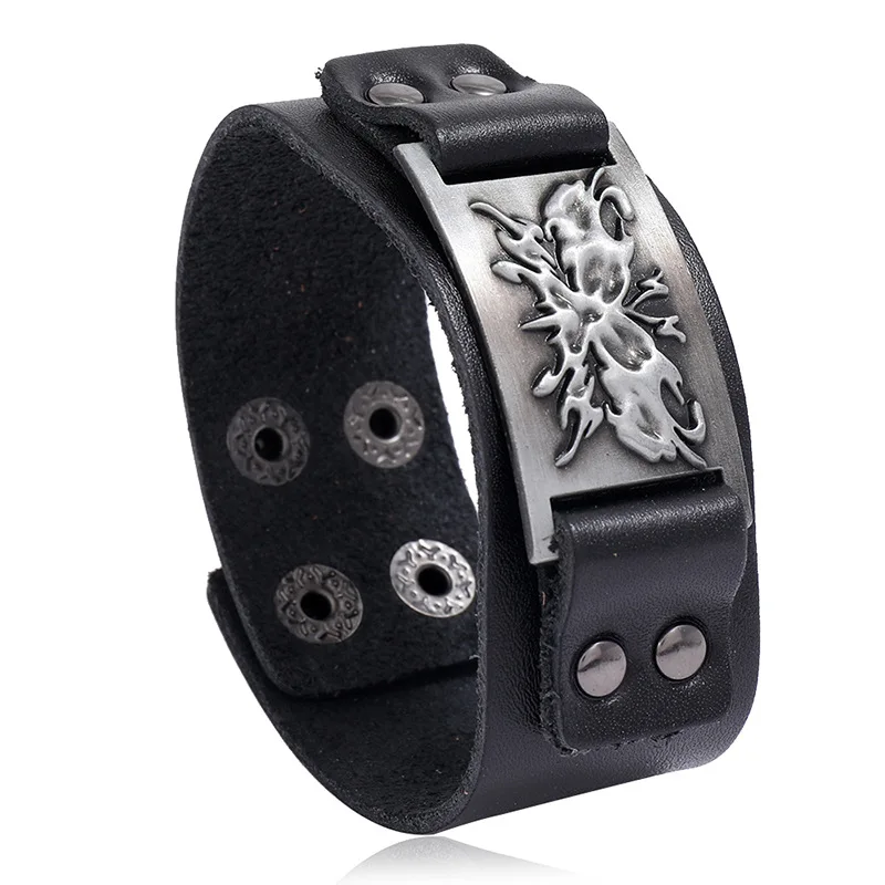 Jessingshow Ретро панк воловья кожа кожаный браслет из сплава аксессуары бабочка мужской широкий кожаный браслет ювелирное изделие подарок
Jessingshow Ретро панк воловья кожа кожаный браслет из сплава аксессуары бабочка мужской широкий кожаный браслет ювелирное изделие подарок