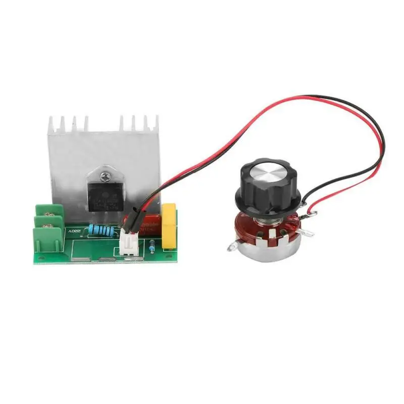 4000W 220V AC SCR Motor Speed Controller Module Voltage Durable Regulator Dimmer Motor Speed Controller
4000W 220V AC SCR Motor Speed Controller Module Voltage Durable Regulator Dimmer Motor Speed Controller