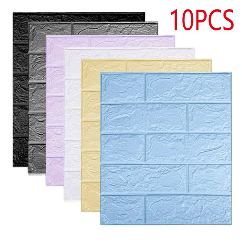 10PCS 35x38.5cm 3D Wall Stickers Self Adhesive Foam Brick Waterproof DIY Wallpaper Wall Decor Sticker For Living Room Kitchen
10PCS 35x38.5cm 3D Wall Stickers Self Adhesive Foam Brick Waterproof DIY Wallpaper Wall Decor Sticker For Living Room Kitchen