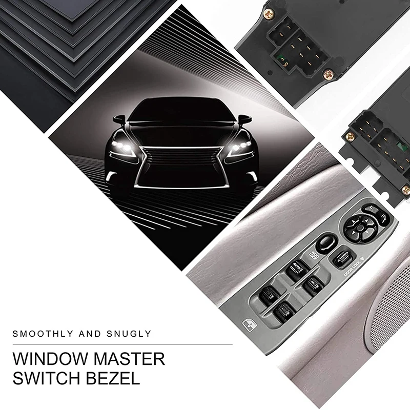 Master Power Window Switch and Bezel, Driver Passenger Window Switch Bezel for 2002-2010 Dodge Ram 1500/2500/3500
Master Power Window Switch and Bezel, Driver Passenger Window Switch Bezel for 2002-2010 Dodge Ram 1500/2500/3500