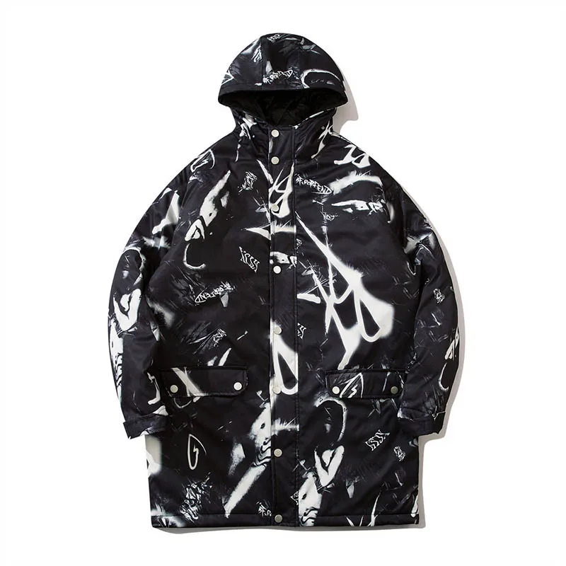 KIOVNO Men High Street Printed Jacket Hooded Loose Casual Cotton Parka Clothing For Male Size M-XXL Thermal 
KIOVNO Men High Street Printed Jacket Hooded Loose Casual Cotton Parka Clothing For Male Size M-XXL Thermal