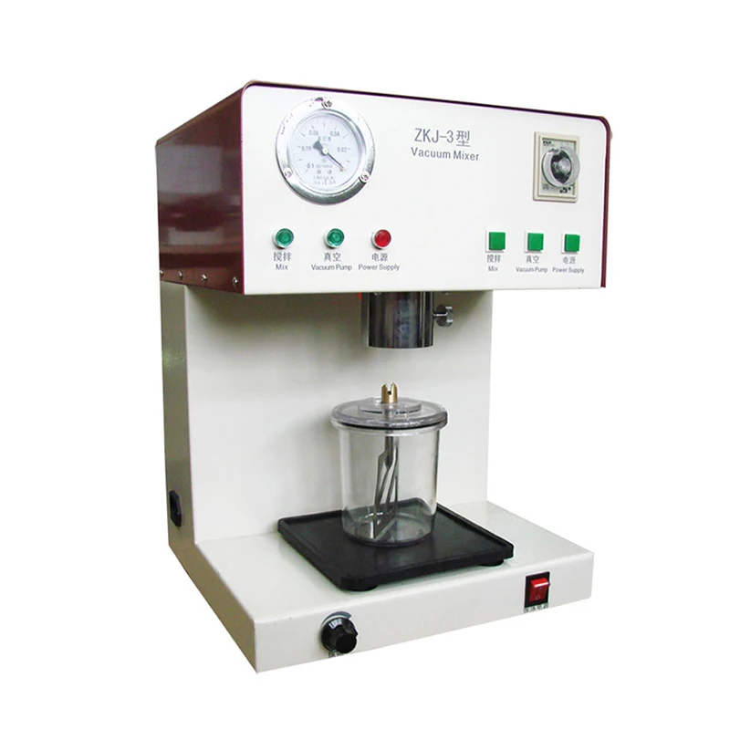 Dental Lab Vacuum Mixer ZKJ-3 Built-in Pump Plaster Investment Silicone Materials Mixing Machine
Dental Lab Vacuum Mixer ZKJ-3 Built-in Pump Plaster Investment Silicone Materials Mixing Machine