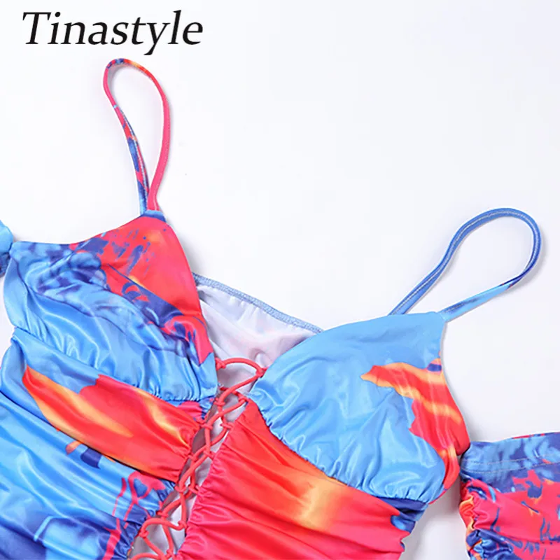 Tinastyle Fashion Print Sexy Long Sleeve Dress Women Spaghetti Strap V Neck Bandage Bodycon Mini Dress Casual Women Clothing
Tinastyle Fashion Print Sexy Long Sleeve Dress Women Spaghetti Strap V Neck Bandage Bodycon Mini Dress Casual Women Clothing