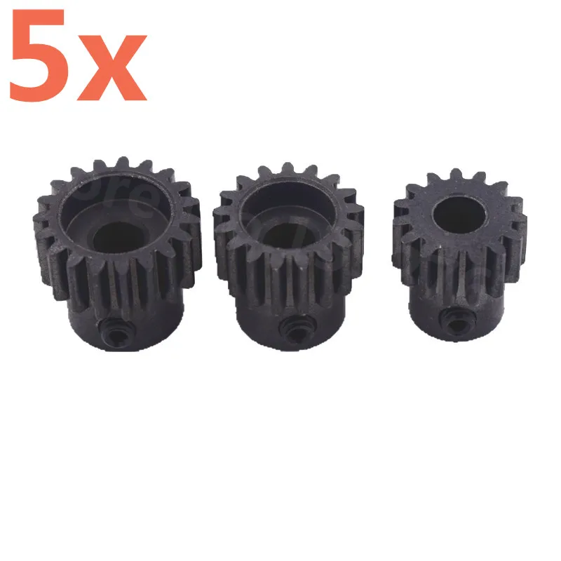5Pieces RC Cars Heavy Duty Hardened Steel Spur Motor Gear 15T 17T 19T For Slash 4x4 Stampede 4x4 Trxxas 1/10 SUMMIT E-REVO
5Pieces RC Cars Heavy Duty Hardened Steel Spur Motor Gear 15T 17T 19T For Slash 4x4 Stampede 4x4 Trxxas 1/10 SUMMIT E-REVO