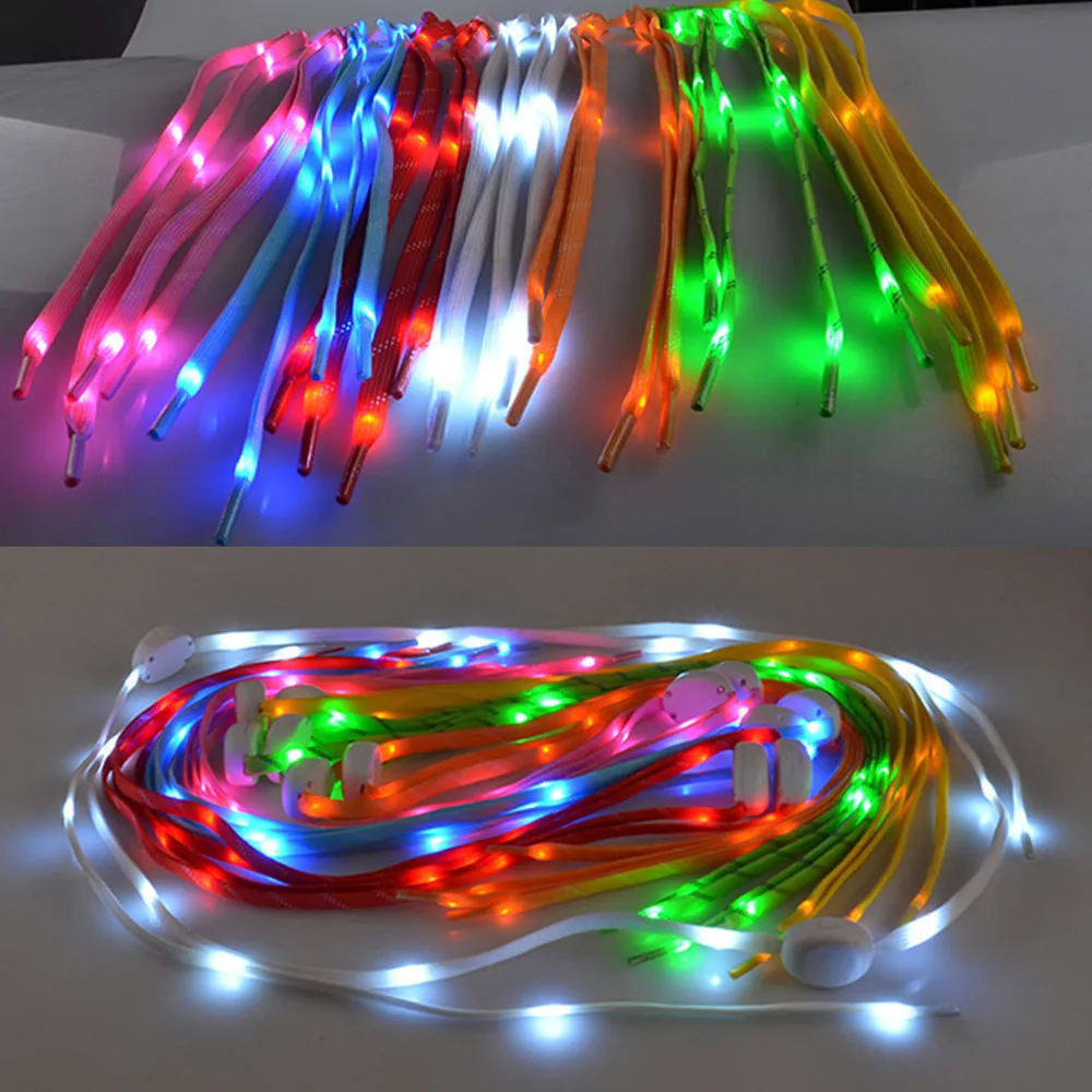 1 Pair Led Shoe Laces Flash Light Up Colors Glow Strap Flashing Shoelaces Night Luminous Flashing Shoe Laces Disco Part
1 Pair Led Shoe Laces Flash Light Up Colors Glow Strap Flashing Shoelaces Night Luminous Flashing Shoe Laces Disco Part