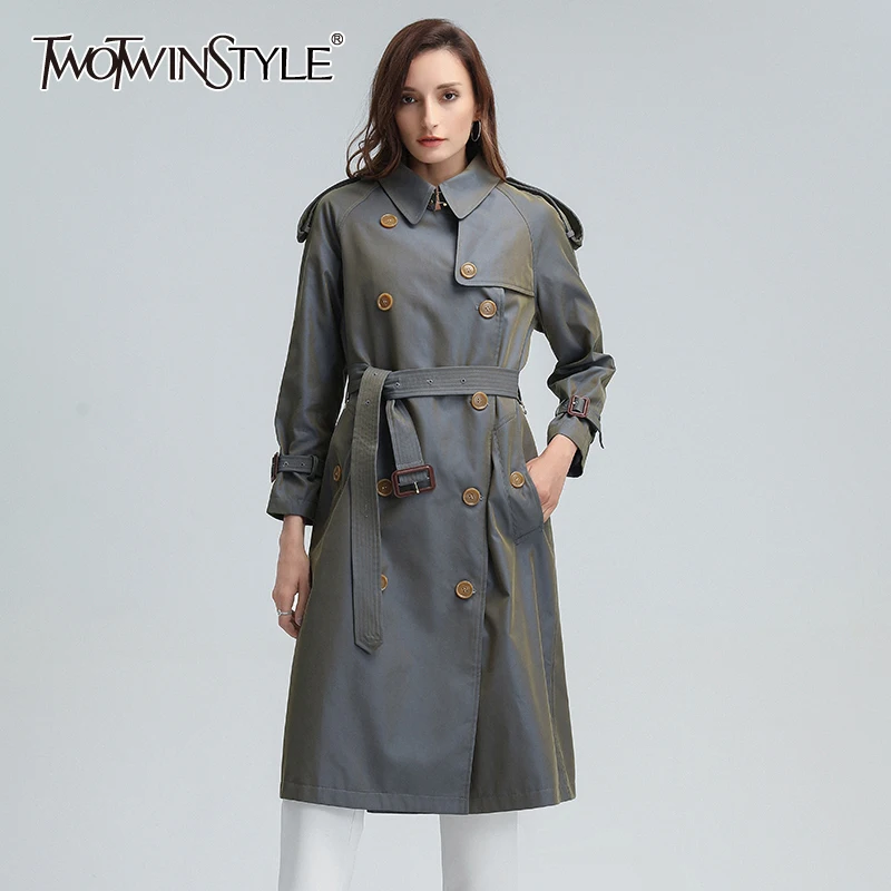 Twotwin2 стиль пэчворк ветровка с поясом для женщин отворот длинный рукав Высокая талия повседневные ветровки женские 2020 Новый стиль 
Twotwin2 стиль пэчворк ветровка с поясом для женщин отворот длинный рукав Высокая талия повседневные ветровки женские 2020 Новый стиль