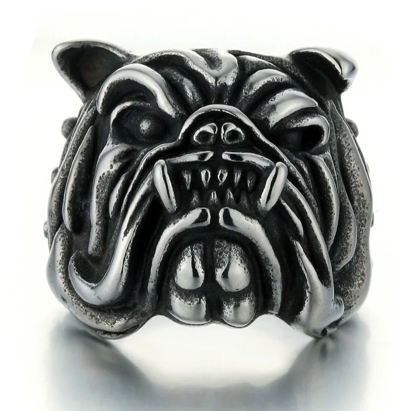 Mifeiya Hot Sale Black Domineering French Bulldog Animal Men Alloy Ring for Party Jewelry Accessories Size 7-14
Mifeiya Hot Sale Black Domineering French Bulldog Animal Men Alloy Ring for Party Jewelry Accessories Size 7-14