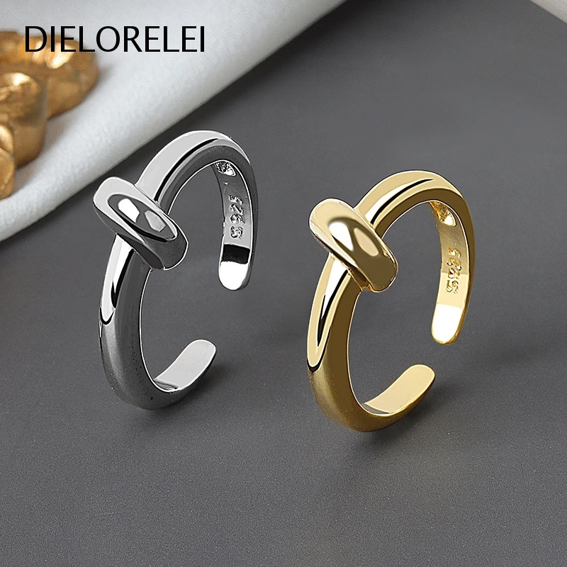DIELORELEI 925 Sterling Silver Prevent Allergy Women Jewelry Open Ring Adjustable Ring Eliminates Metal Allergies Girls
DIELORELEI 925 Sterling Silver Prevent Allergy Women Jewelry Open Ring Adjustable Ring Eliminates Metal Allergies Girls