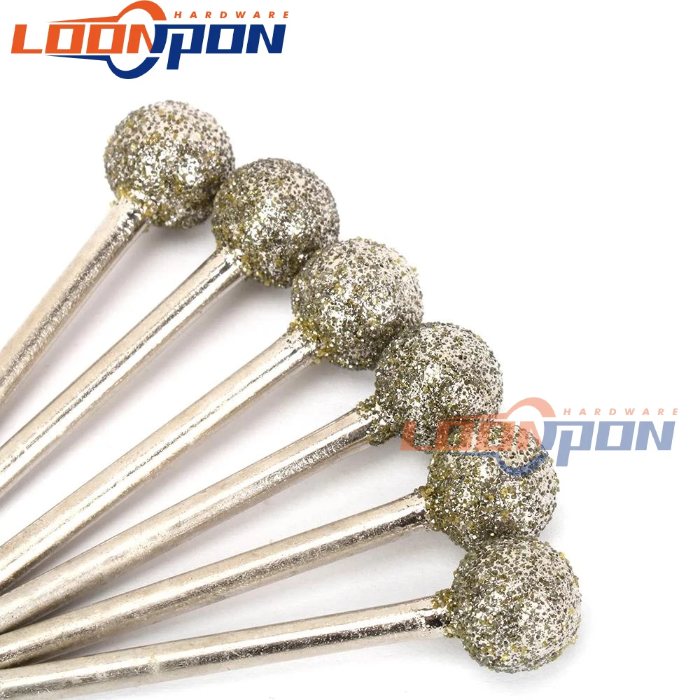 Ball Shape Diamond Coated Grinding Head Burr Jewelry Rotary Tool 46/150# 3mm-12mm
Ball Shape Diamond Coated Grinding Head Burr Jewelry Rotary Tool 46/150# 3mm-12mm