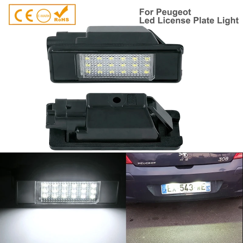 2x LED Number License Plate Light for Peugeot 207 308 Citroen Berlingo C2 C3 Pluriel Baujahr 2004 - 2009 C4 C5 Limousine C6 DS3
2x LED Number License Plate Light for Peugeot 207 308 Citroen Berlingo C2 C3 Pluriel Baujahr 2004 - 2009 C4 C5 Limousine C6 DS3