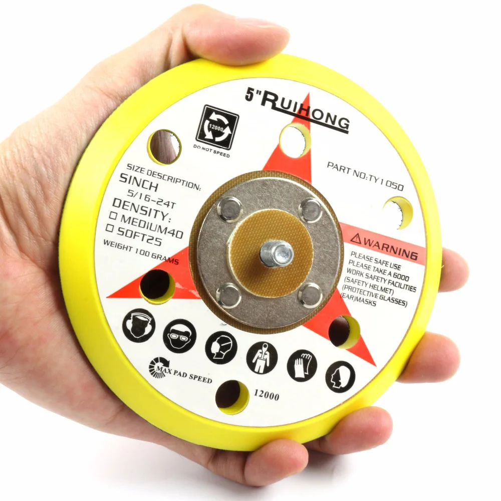 1Pc 5inch 125mm 6 Holes Flocking Sanding Disc M8 Thread Backing Pad Power Sander Parts
1Pc 5inch 125mm 6 Holes Flocking Sanding Disc M8 Thread Backing Pad Power Sander Parts