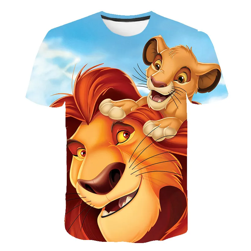 2021 new 3D casual children's movie Lion King T shirt children cartoon T shirt boys and girls summer T shirt
2021 new 3D casual children's movie Lion King T shirt children cartoon T shirt boys and girls summer T shirt