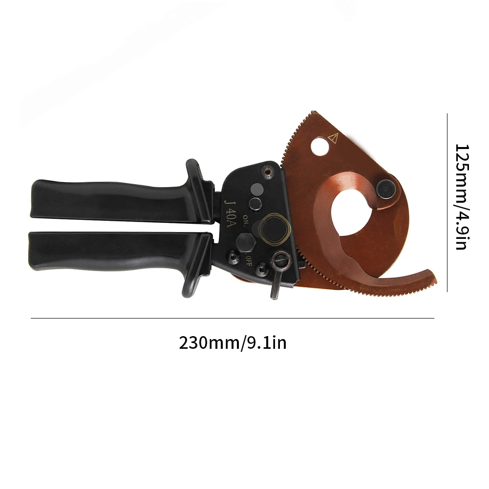 Ratchet Cable Scissor Ratchet Plier Black J40A Electrical Cable Wire Stripper Plier Hand Tool Hand Plier For Large Cable
Ratchet Cable Scissor Ratchet Plier Black J40A Electrical Cable Wire Stripper Plier Hand Tool Hand Plier For Large Cable