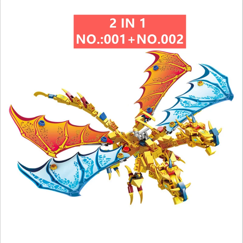 2 IN 1 Ninja Dragon TV Series Colorful Pterodactyl Season 13 Building Blocks Figure Model Bricks Kids Toys Gift for Children
2 IN 1 Ninja Dragon TV Series Colorful Pterodactyl Season 13 Building Blocks Figure Model Bricks Kids Toys Gift for Children