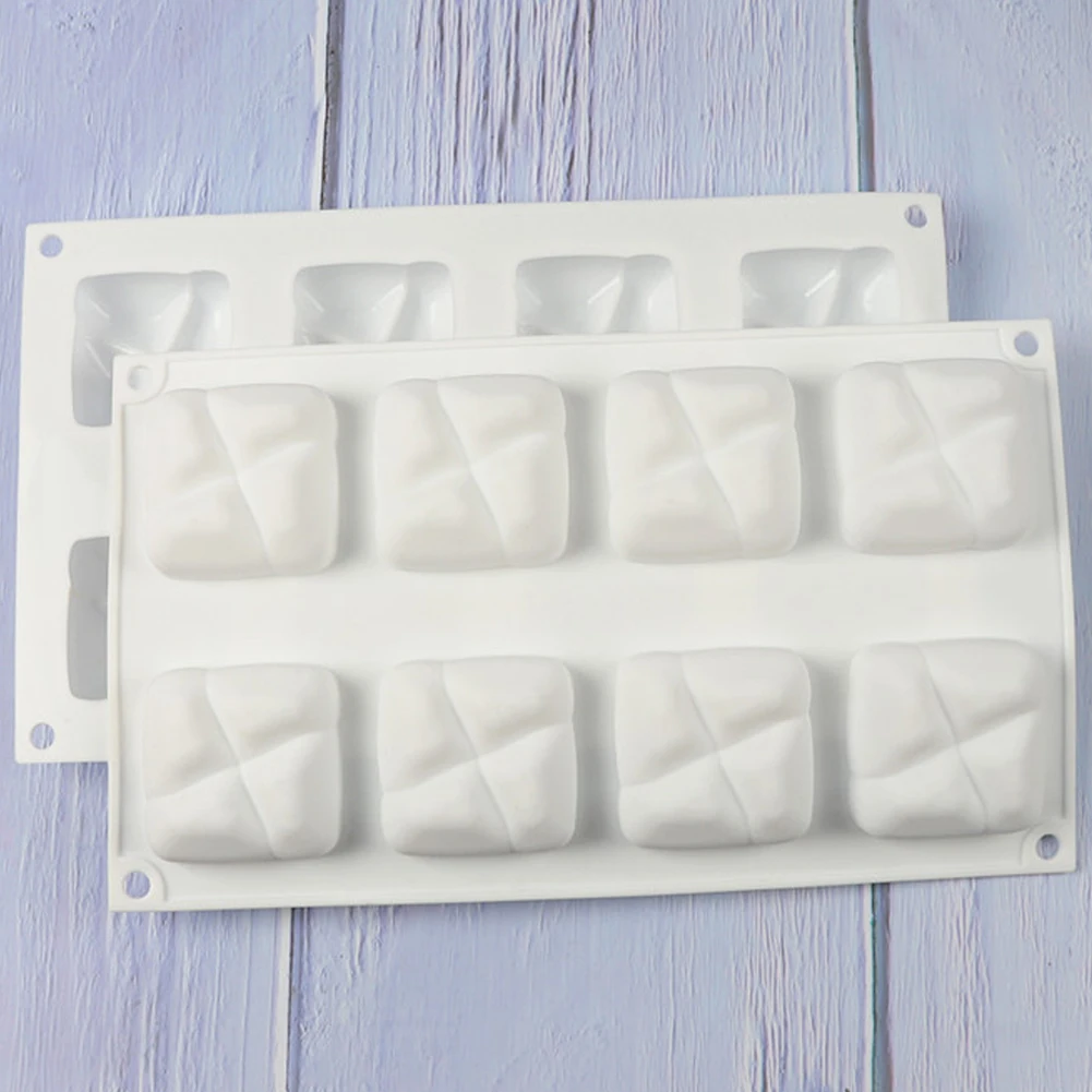 1PC 8-Cavity Square Shape Silicone Mousse Mold Stone Baking Mould Dessert Tray Cake Pan Decorating Tools
1PC 8-Cavity Square Shape Silicone Mousse Mold Stone Baking Mould Dessert Tray Cake Pan Decorating Tools
