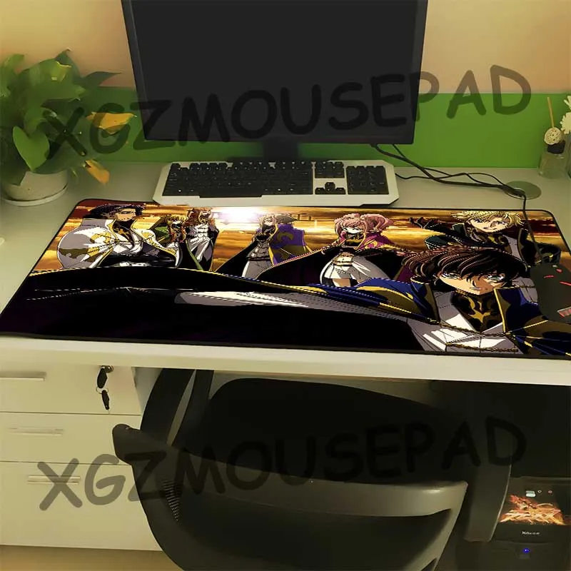 Коврик для мыши XGZ в стиле аниме черный нескользящий компьютерный Настольный