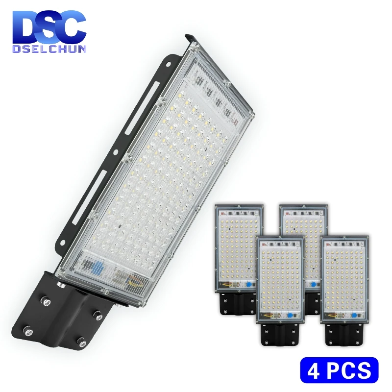 4PCS 100W LED Street Light AC 220V Outdoor Floodlight Spotlight IP65 Waterproof Wall Light Garden Road Street Pathway Spot Light
4PCS 100W LED Street Light AC 220V Outdoor Floodlight Spotlight IP65 Waterproof Wall Light Garden Road Street Pathway Spot Light