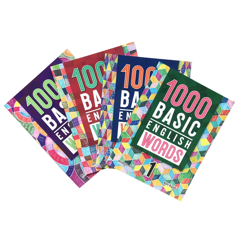 4 Books/Set 1000 Basic English Words Level 1-4 Primary School Common English Words Dictionary Book
4 Books/Set 1000 Basic English Words Level 1-4 Primary School Common English Words Dictionary Book