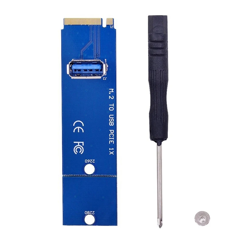 2PCS M.2 NGFF to PCI-E X16 USB3.0 Riser Card Graphics Card Adapter for Bitcoin BTC Mining Converter Card
2PCS M.2 NGFF to PCI-E X16 USB3.0 Riser Card Graphics Card Adapter for Bitcoin BTC Mining Converter Card