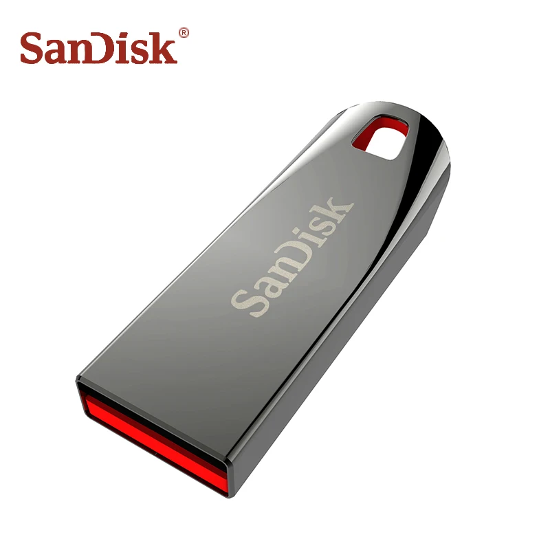 SanDisk Metal CZ71 USB флэш-накопитель 64 ГБ 32 16 8 2 0 Pendirve оригинальная флеш-память Флешка usb