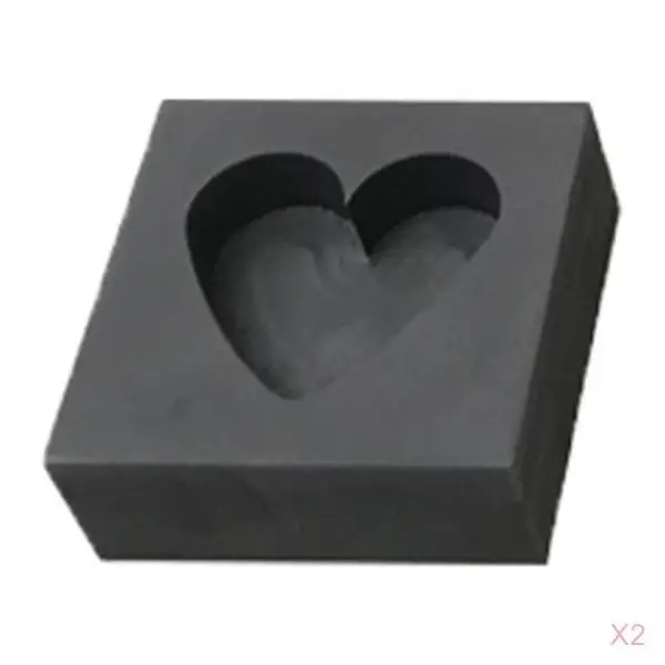 2pcs 1KG Gold Graphite Ingot Mould Crucible For Melting Casting Refining Heart
2pcs 1KG Gold Graphite Ingot Mould Crucible For Melting Casting Refining Heart
