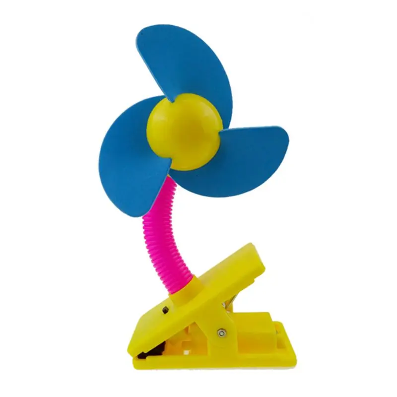 Portable Handheld Clip Fan Mute Air Cooler Cooling Fan for Baby Stroller Crib K1AD